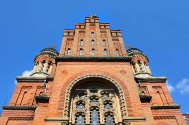 Chernivtsi, Ukrayna - Mayıs 2018: Bukovinian ve Dalmaçya Metropolitans Ikamet Parçası (Chernivtsi Ulusal Üniversitesi)