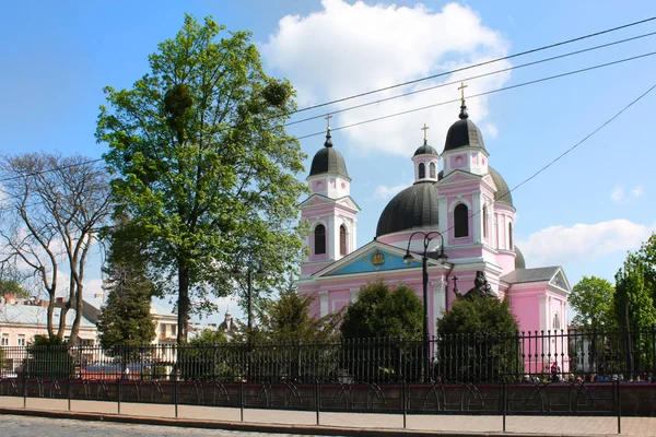 Собор Святого Духа Черновцах Украина — стоковое фото