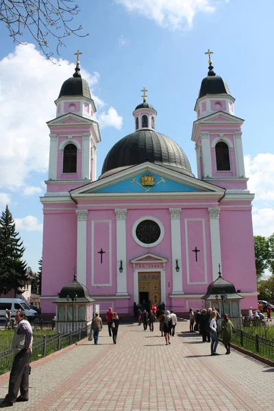 Chernivtsi Ucraina Maggio 2018 Cattedrale Dello Spirito Santo Chernivtsi — Foto Stock