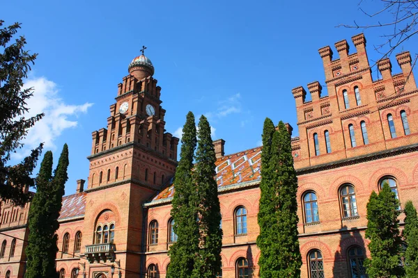 CHERNIVTSI, UKRAINE - May, 2018: Residence of Bukovinian and Dalmatian Metropolitans (Chernivtsi National University)