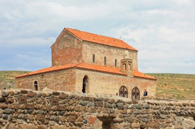 Georgia 'daki Mağara Kasabası' ndaki Antik Ortodoks Kilisesi