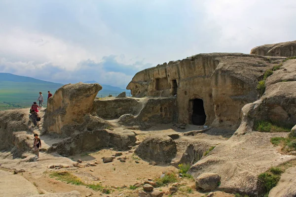 Die Höhlenstadt Uplistsikhe Georgien — Stockfoto