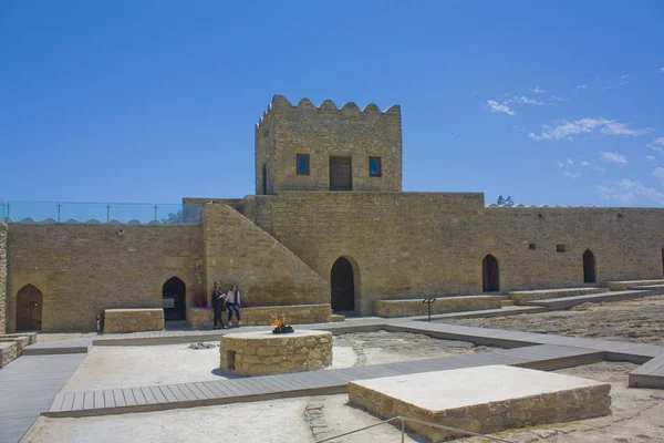 Ateshgah Αζερμπαϊτζάν Ιουνίου 2017 Ισσιγά Ναός Φωτιάς Στο Αζερμπαϊτζάν — Φωτογραφία Αρχείου