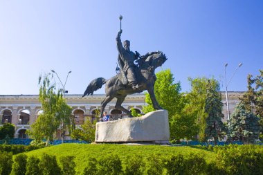 Kiev, Ukrayna - 6 Haziran 2019: Kiev'deki Petro Sahaidachny Anıtı