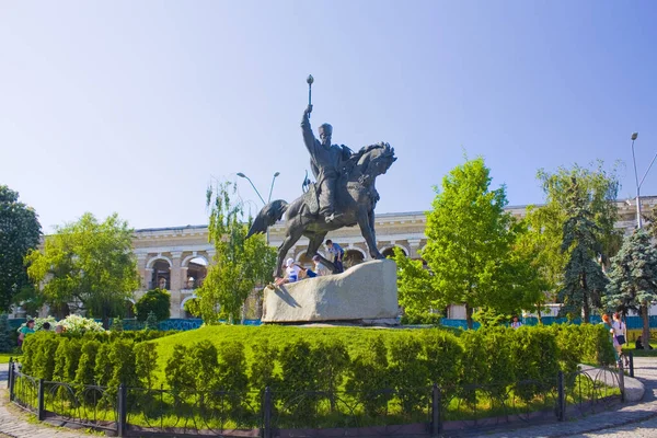 Kyiv Ucraina Giugno 2019 Monumento Petro Sahaidachny Kiev — Foto Stock