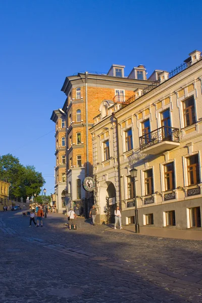 Kiev Ukraine Maio 2019 Andriyivsky Descida Rua Histórica Kiev Ucrânia — Fotografia de Stock