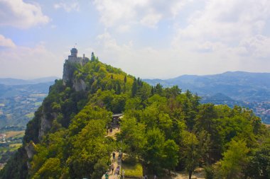 Della guaita içinde eski şehir san marino castle