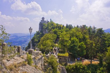 Della guaita içinde eski şehir san marino castle