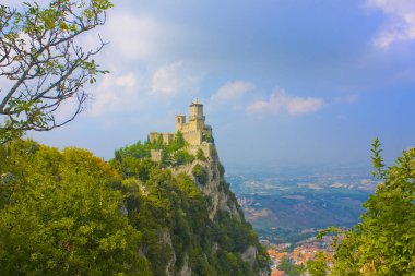 Della guaita içinde eski şehir san marino castle