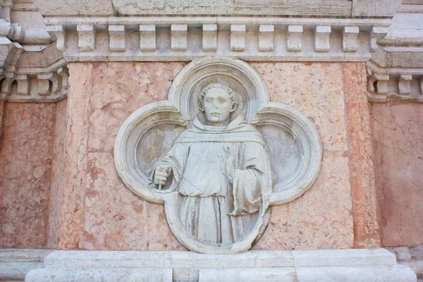 Riche Décoration Cathédrale Bologne Basilique San Petronio Sur Piazza Maggiore — Photo