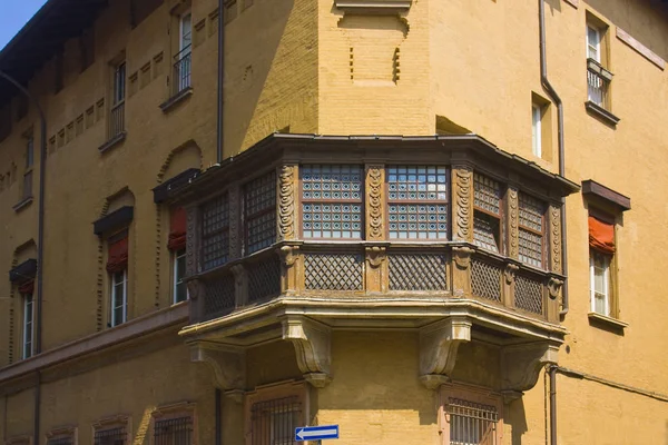 Balcony Palazzo Marsigli Bologna Italy — Stock Photo, Image