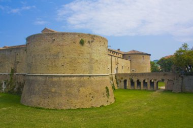 Pesaro kalesi Rocca Constanza, İtalya