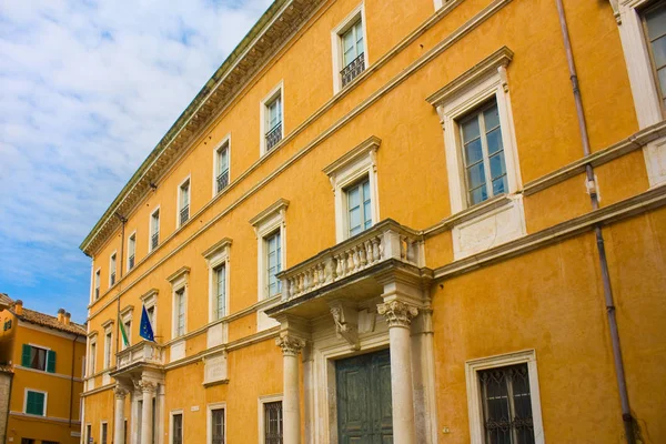 Rossini Music Konzervatórium Piazza Olivieri Pesaro Olaszország — Stock Fotó