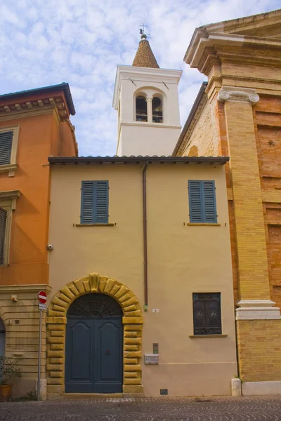 Antico Piccolo Edificio Storico Nel Centro Storico Pesaro — Foto Stock