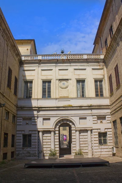 Pesaro Italia Agosto 2019 Patio Del Museo Civico Palazzo Mosca — Foto Stock