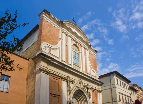 Sant Agostino Templom Pesaro Olaszország — Stock Fotó