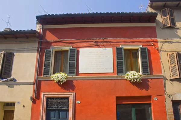 Типичная Старая Архитектура Пезаро Италия — стоковое фото