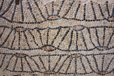 Ravenna, İtalya - 31 Ağustos 2019: Ravenna 'daki San Giovanni Evangelista Bazilikası' nda orijinal mozaik