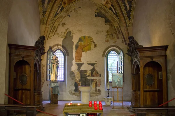 Ravenna Włochy Sierpnia 2019 Wnętrze Bazyliki San Giovanni Evangelista Rawennie — Zdjęcie stockowe