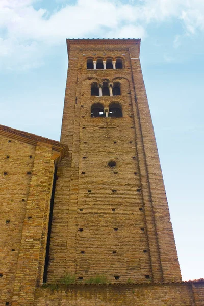 Bell Tower Basilica San Francesco Ravenna Italy — стокове фото