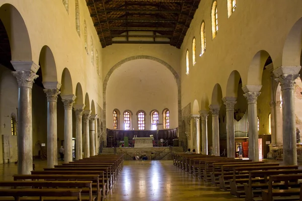 Ravenna Itália Agosto 2019 Interior Basílica San Francesco Ravenna — Fotografia de Stock