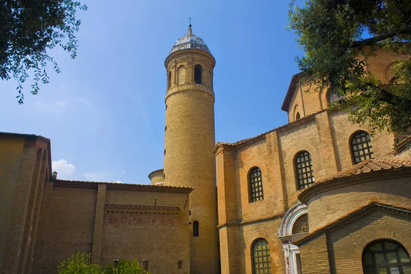 Torre Sino Basílica San Vitale Ravenna Itália — Fotografia de Stock
