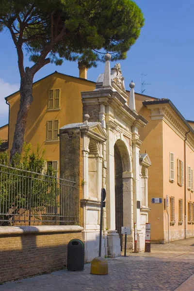 Puerta Entrada Famosa Basílica San Vitale Rávena Italia — Foto de Stock