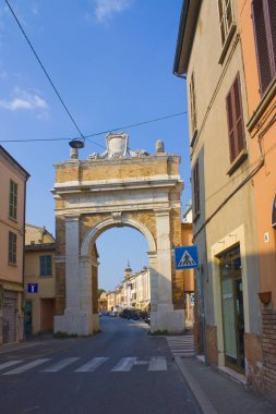 Ravenna, İtalya 'da Ravegnana Kapısı (veya Porta Ravegnana)