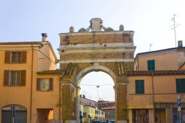 Ravenna, İtalya 'da Ravegnana Kapısı (veya Porta Ravegnana)