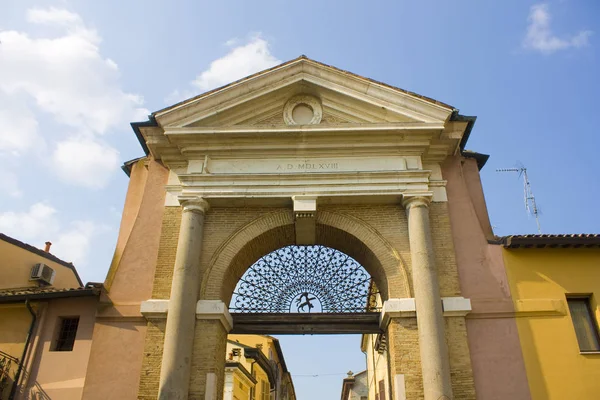 Gate Sisi Porta Sisi Old Town Ravenna Italy — Stock Photo, Image