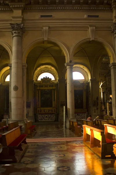 Ravenna Italië Augustus 2019 Interieur Kerk Santa Maria Maggiore Ravenna — Stockfoto