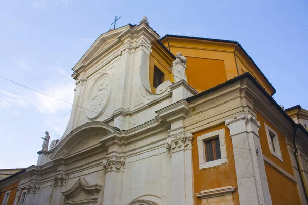 Biserica Santa Maria Del Suffragio Piazza Del Popolo Din Ravenna — Fotografie, imagine de stoc