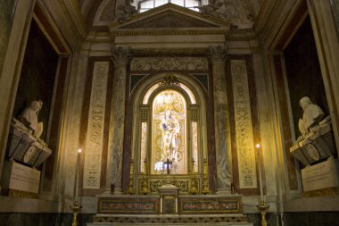 Palermo, İtalya - 25 Eylül 2019: Palermo Katedrali, Sicilya, İtalya