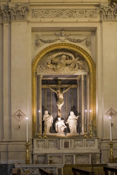 Палермо Италия Сентября 2019 Года Интерьер Католической Церкви Палермо Сицилия — стоковое фото