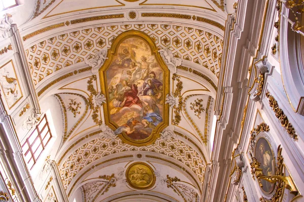 Palermo Itálie Září 2019 Interiér Kostela Sant Orsola Dei Negri — Stock fotografie