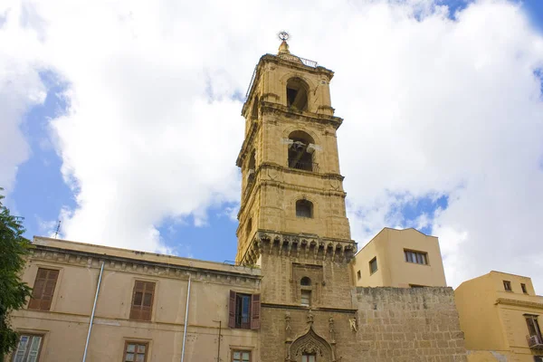 Bell Tower Palace Marchesi Palazzo Marchesi Palermo Sicily Italy — Stock Photo, Image