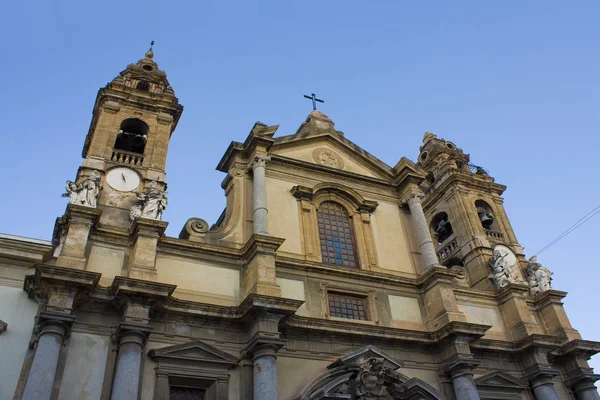 Church Ignatius Olivella Palermo Sicily Italy — ストック写真