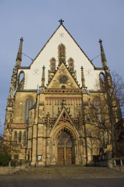 Leipzig, Almanya 'daki Aziz Thomas Kilisesi (veya Thomaskirche)