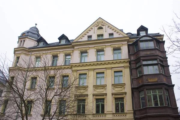 Edificio Histórico Casco Antiguo Leipzig Alemania —  Fotos de Stock