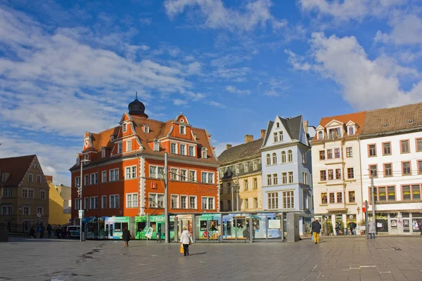 Halle Německo Března 2020 Architektura Tržního Náměstí Nebo Tržiště Halle — Stock fotografie