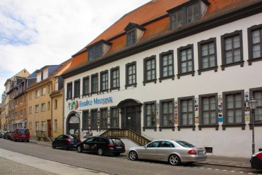 HALLE, ALMANY - 9 Mart 2020 Halle 'deki Beatles Müzesi