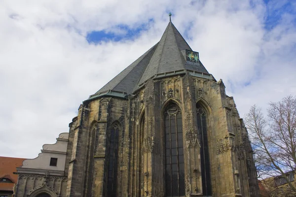 Igreja Gótica Moritzkirche Halle Alemanha — Fotografia de Stock