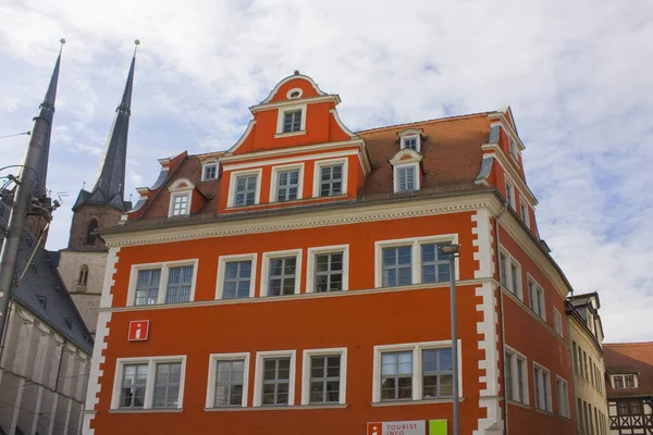 Schönes Gebäude Der Altstadt Von Halle Deutschland — Stockfoto