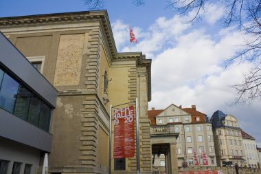 HALLE, ALMANY - 9 Mart 2020 Halle Opera Evi