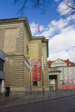 HALLE, ALMANY - 9 Mart 2020 Halle Opera Evi