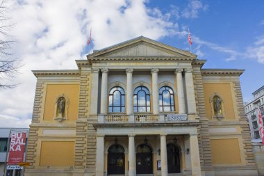 HALLE, ALMANY - 9 Mart 2020 Halle Opera Evi