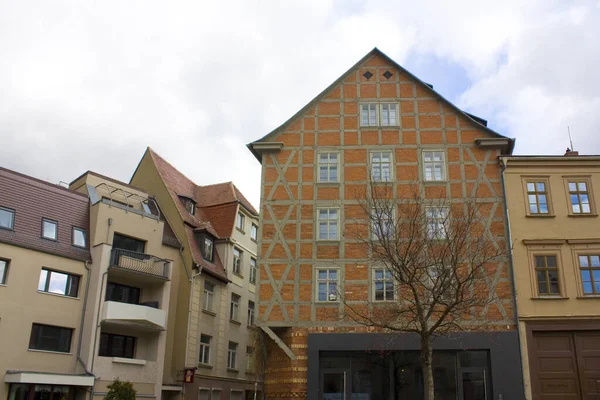 Maisons Colombages Halle Allemagne — Photo