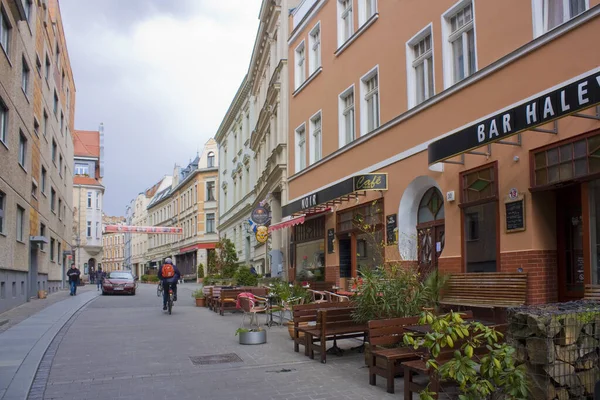 Halle Niemcy Marca 2020 Architektura Starego Miasta Halle Niemcy — Zdjęcie stockowe