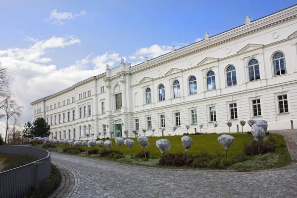 HALLE, ALMANY - 9 Mart 2020: Halle 'deki Alman Ulusal Bilim Akademisi 