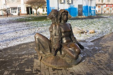 2004 yılında Sumy, Ukrayna 'da öğrenci protestolarının anıtı